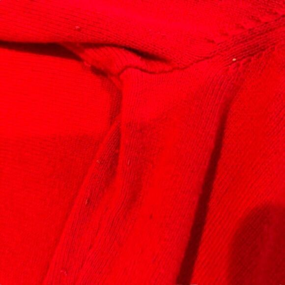 Tommy Hilfiger Men's 100% Cotton V-Neck Sweater Red Size Large - Picture 10 of 11